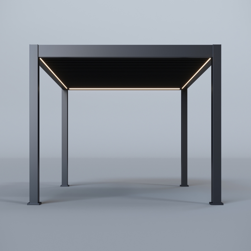 Hygge™ Prestige Series Aluminium Pergola with Integrated Lighting System