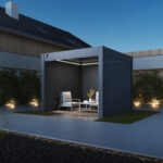 Hygge™ Aluminium Pergola - Prestige Series with Lighting System & 3 Wind-Proof Sun Shades