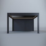 Hygge™ Aluminium Pergola - Prestige Series with Lighting System & 3 Wind-Proof Sun Shades