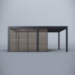 Hygge™ Luxe Adjustable Decorative Panel in Wood Finish