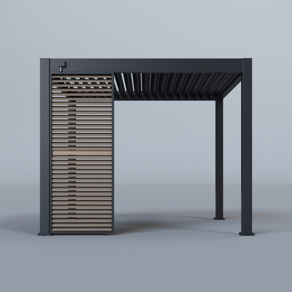 Hygge™ Luxe Adjustable Decorative Panel in Wood Finish