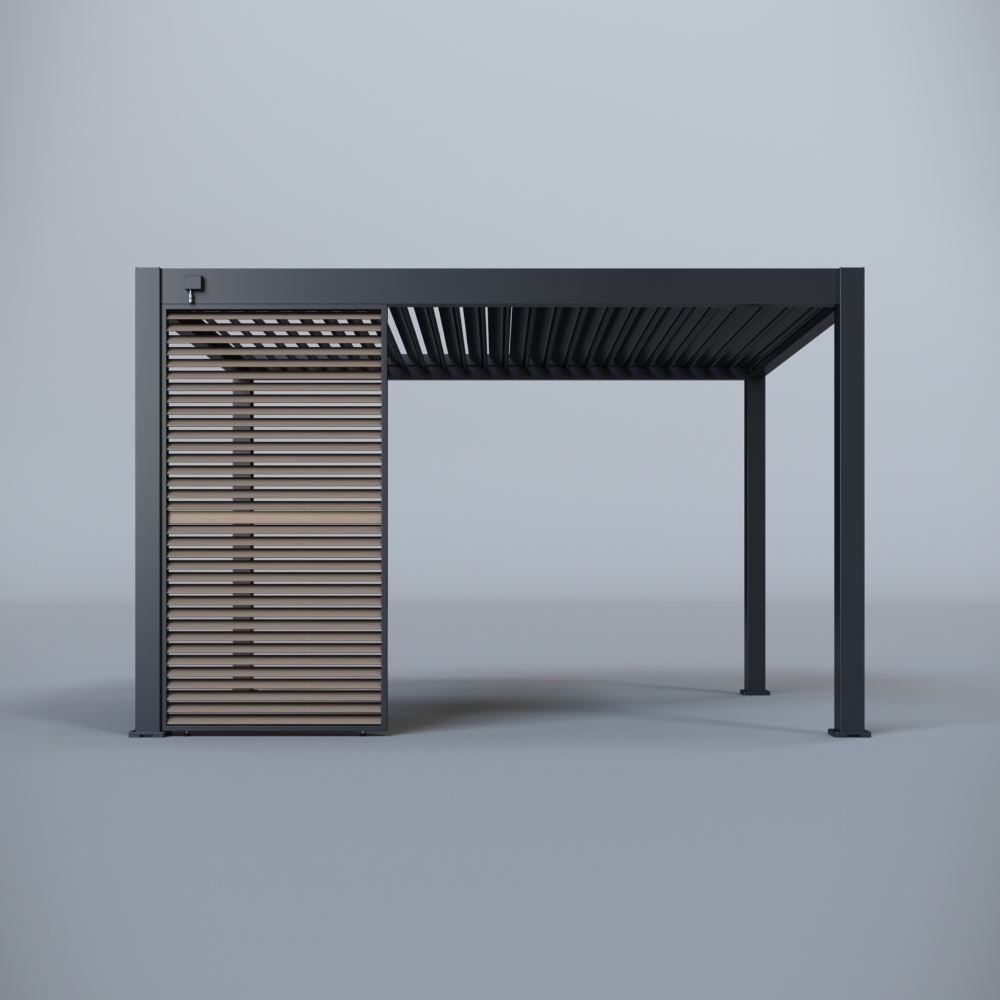 Hygge™ Luxe Adjustable Decorative Panel in Wood Finish